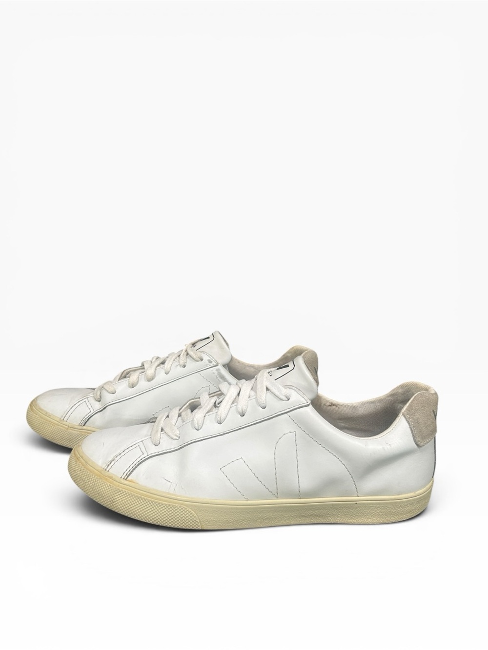 VEJA Esplar Leather Sneakers White Women’s Size 8